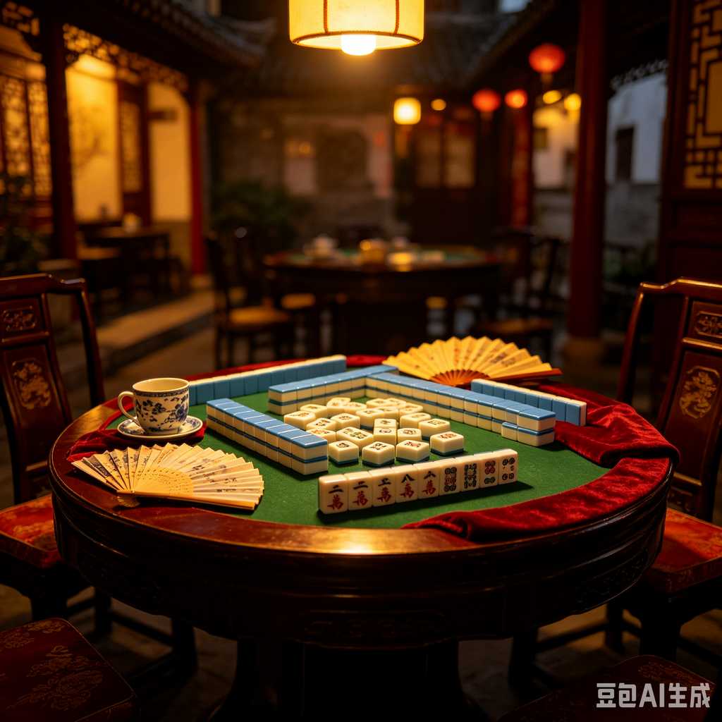 cute mini mahjong tiles set